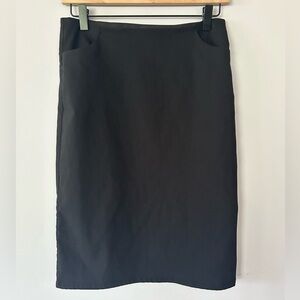 French Connection Vintage Pencil Skirt, Size 6, Black